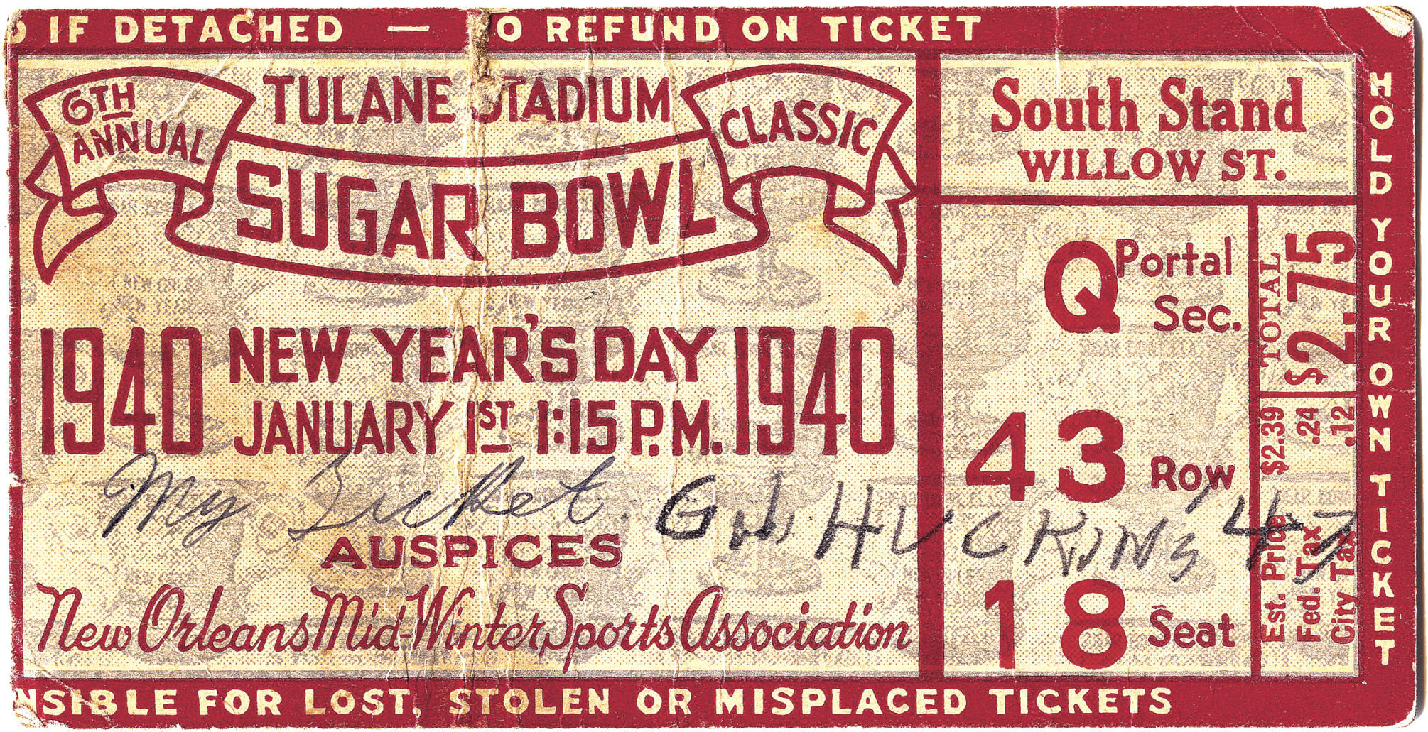 Sugar Bowl Ticket